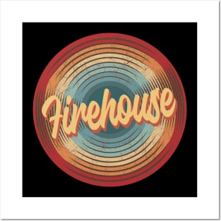 Firehouse Vintage Circle Posters and Art